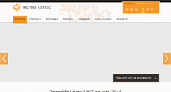 Desktop Screenshot of hoteldjuric.com